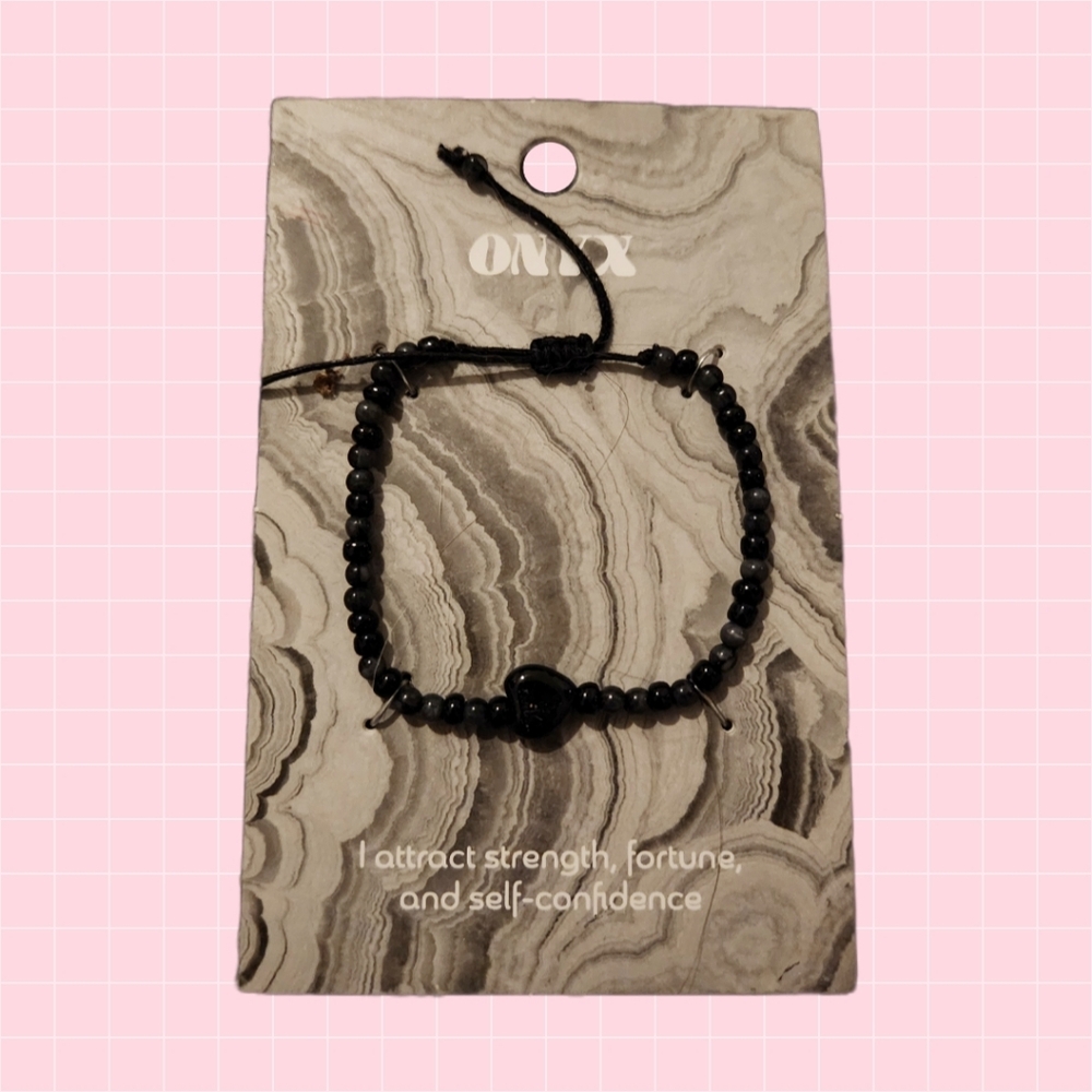 Onyx Beaded Bracelet